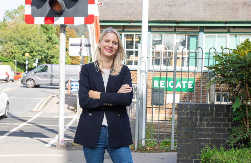 Rebecca Paul at Reigate Station