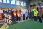 Baroness Scott visit to Chertsey Fire Station