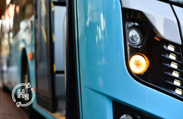 hydrogen powered buses